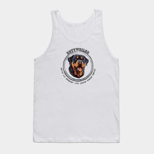 Rustic Rottweiler Logo Tank Top